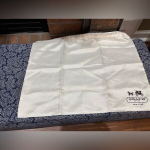 Authentic COACH 1941 XL Cream Satin Handbag Dust Bag Replacement